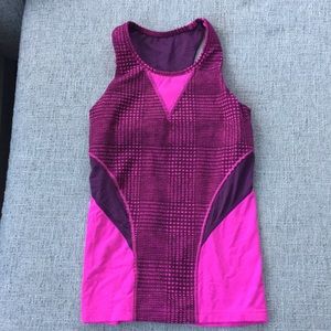 Girls ivivva tank top with shelf bra